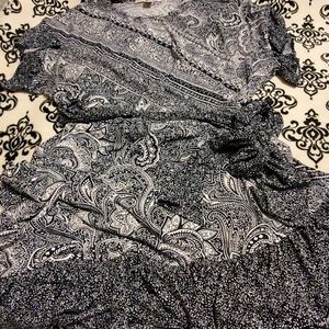 Michael Kors beautiful blue and white dress size L